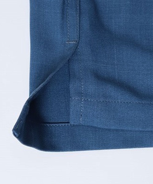 VISION STREET WEAR(ヴィジョンストリートウェア)の「VISION STREET WEAR プレートロゴ刺繍シャツ(シャツ/ブラウス・メンズ・グレイッシュブルー/アイボリー/チャコールグレー・LL/M/L)」の9枚目の写真