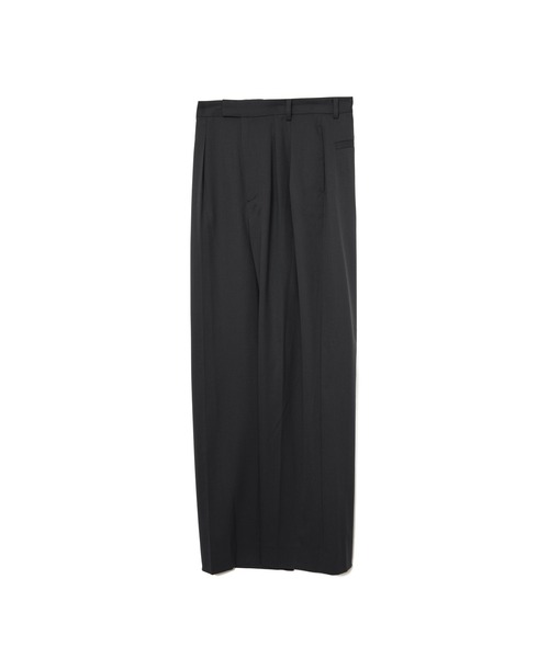 AMERICAN RAG CIE（アメリカンラグシー）の「ウールブレンドタックワイドパンツ（スラックス・レディース・チャコールグレー/キャメル・38/36）」の6枚目の写真