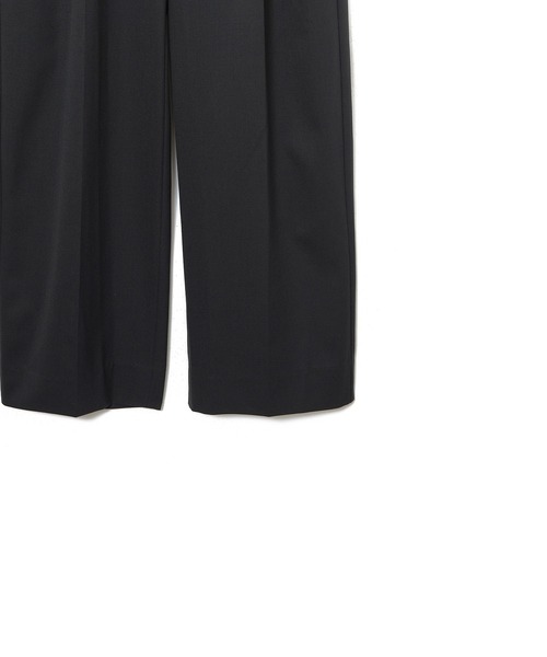 AMERICAN RAG CIE（アメリカンラグシー）の「ウールブレンドタックワイドパンツ（スラックス・レディース・チャコールグレー/キャメル・38/36）」の9枚目の写真