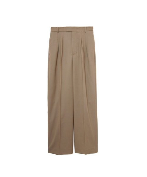 AMERICAN RAG CIE（アメリカンラグシー）の「ウールブレンドタックワイドパンツ（スラックス・レディース・チャコールグレー/キャメル・38/36）」の16枚目の写真