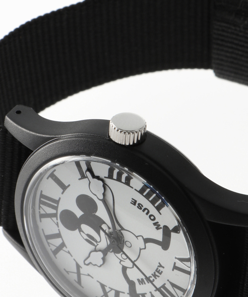Disney(ディズニー)の「【Sur Mesure / シュールメジュール】HIROB Exclusive Mickey Enjoy【 ウォッチ 】(アナログ腕時計・レディース・ブラック・FREE)」の7枚目の写真