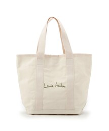 LAURA ASHLEY | サイン刺繍縦長トートバッグ(トートバッグ)