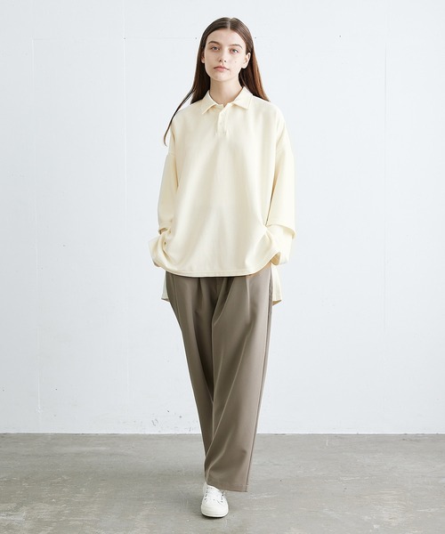 EDDEN ELLEN(エデンエレン)の「レイヤードアームポロシャツ(ポロシャツ・メンズ・ホワイト/ブラック/ベージュ/ブルー・SMALL/MEDIUM/LARGE/X-SMALL)」の8枚目の写真