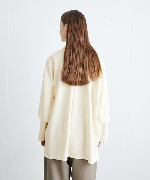 EDDEN ELLEN(エデンエレン)の「レイヤードアームポロシャツ(ポロシャツ・メンズ・ホワイト/ブラック/ベージュ/ブルー・SMALL/MEDIUM/LARGE/X-SMALL)」の20枚目の写真