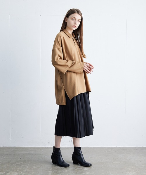 EDDEN ELLEN(エデンエレン)の「レイヤードアームポロシャツ(ポロシャツ・メンズ・ホワイト/ブラック/ベージュ/ブルー・SMALL/MEDIUM/LARGE/X-SMALL)」の12枚目の写真