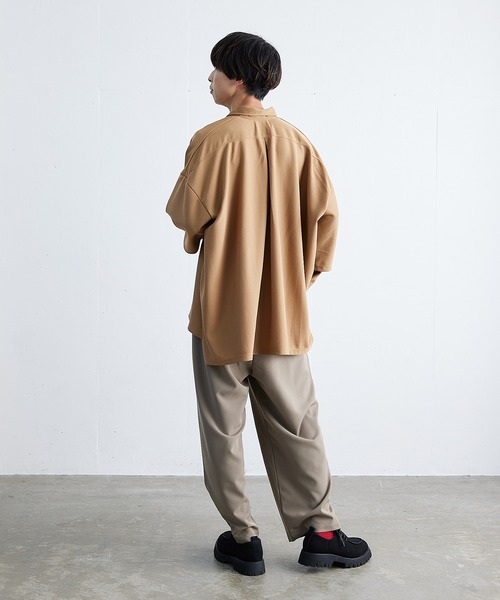 EDDEN ELLEN(エデンエレン)の「レイヤードアームポロシャツ(ポロシャツ・メンズ・ホワイト/ブラック/ベージュ/ブルー・SMALL/MEDIUM/LARGE/X-SMALL)」の13枚目の写真