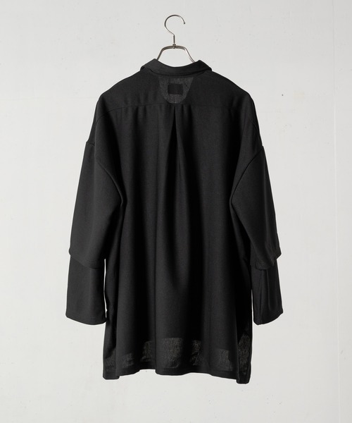EDDEN ELLEN(エデンエレン)の「レイヤードアームポロシャツ(ポロシャツ・メンズ・ホワイト/ブラック/ベージュ/ブルー・SMALL/MEDIUM/LARGE/X-SMALL)」の16枚目の写真