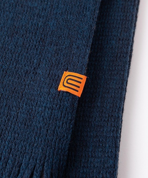 UNIVERSAL OVERALL（ユニバーサルオーバーオール）の「【UNIVERSAL OVERALL／ユニバーサルオーバーオール】リバーシブルマフラー　ワンポイントブランドロゴ（マフラー・メンズ・ネイビー/ブラック・FREE）」の6枚目の写真