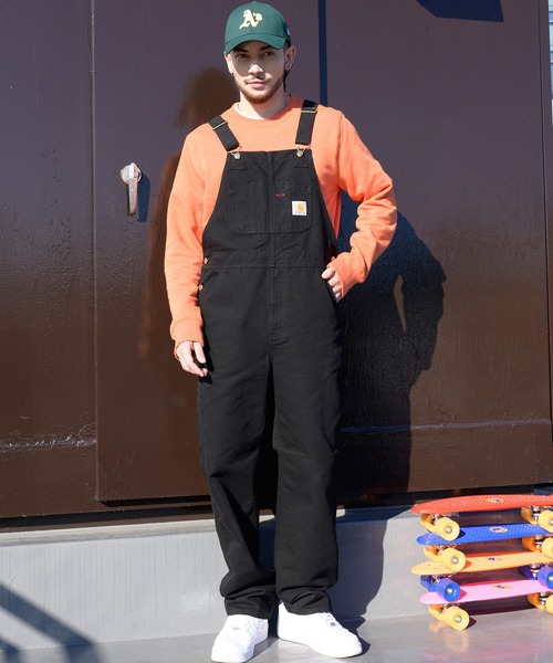 Carhartt サロペット オーバーオール Carhartt オーバーオール サロペット carhartt ワッペン ダック