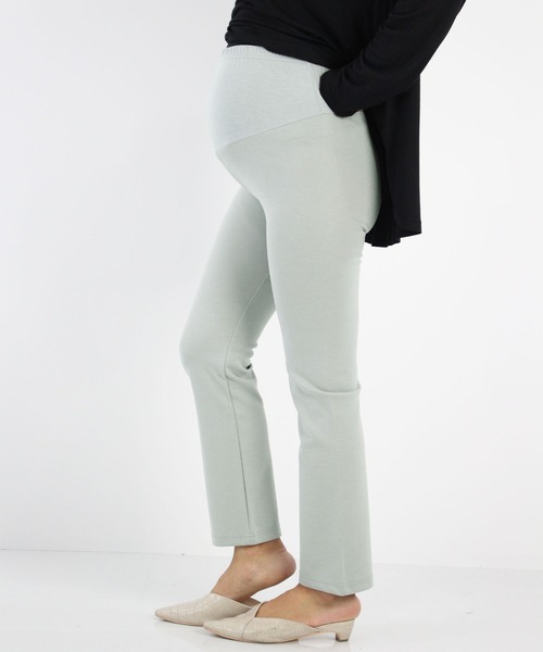 CHOCOA(チョコア)の「美脚ストレートマタニティレギンスパンツ(マタニティウェア/グッズ・レディース・ホワイト/ライトグレー/ブラック/グレー・FREE)」の19枚目の写真