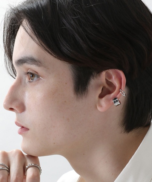 RAGEBLUE（レイジブルー）の「セットイヤカフ/260715（イヤーカフ・メンズ・ホワイト/その他1/オフホワイト/その他4・FREE）」の3枚目の写真