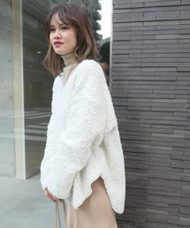 CORNERS | ルーズシルエットもこもこボアトップス(ニット/セーター)