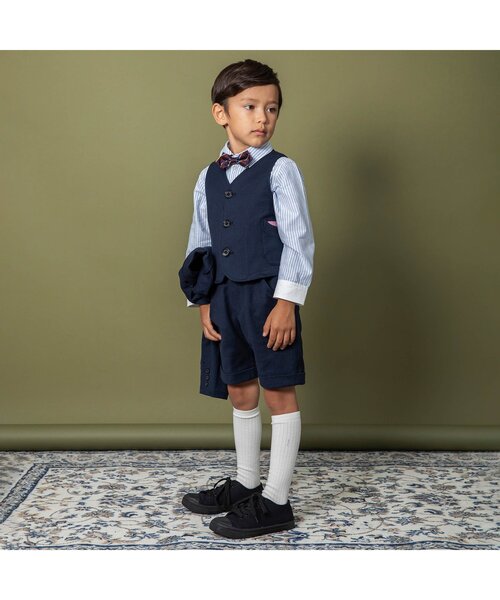 BREEZE（ブリーズ）の「レギュラーカラーシャツ（シャツ/ブラウス・キッズ・ブラック/オフホワイト/ピンク/ブルー・90/100/110/120/130）」の18枚目の写真