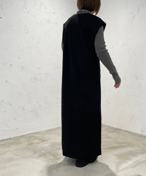 apres jour mignon（アプレジュールミニョン）の「ジップ付きワンピース【ZOZOTOWN限定アイテム】（ワンピース・レディース・ブラック/ダークブラウン/カーキ・X-LARGE/フリー）」の13枚目の写真