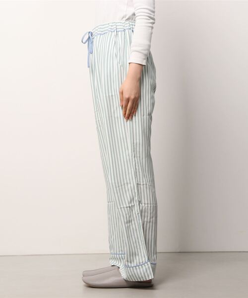 REVEYU(レブユー)の「REVEYU/stripe pajamas pants(スラックス・レディース・グリーン系その他4・LARGE)」の3枚目の写真