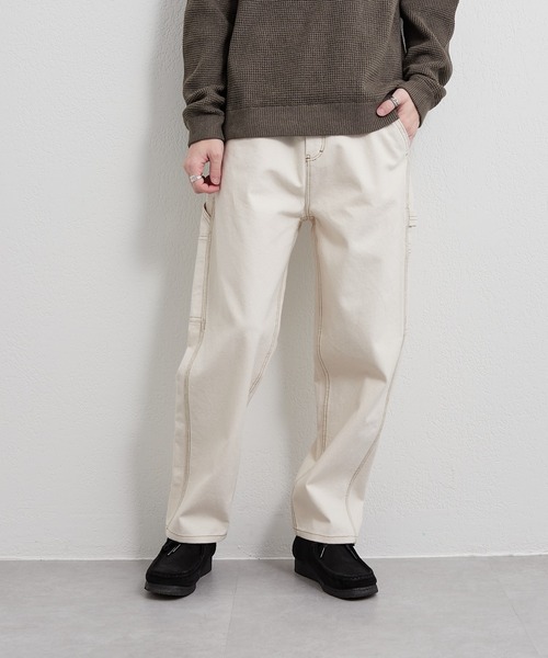 CIAOPANIC TYPY（チャオパニックティピー）の「【3/2WORKS / スリーツーワークス】ペインターパンツ（その他パンツ・メンズ・ネイビー/アイボリー/キャメル・S/M/L）」の4枚目の写真