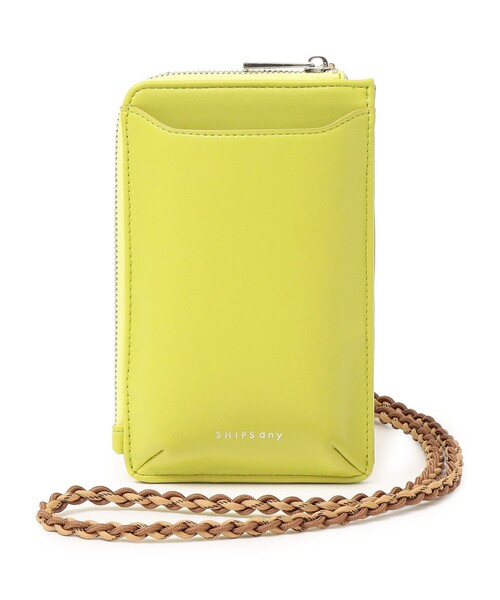 SHIPS any(シップス エニィ)の「【WEB限定】SHIPS any: マルチ モバイル ポシェット(ショルダーバッグ・レディース・ホワイト/ブラック/イエロー/オレンジ/ブルー/ライトグレー・ONE SIZE)」の7枚目の写真