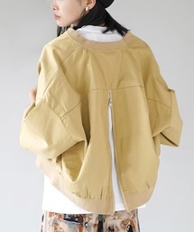 apartment department（アパートメントデパートメント）の「バックジップデザイン ショートブルゾン（ブルゾン）」