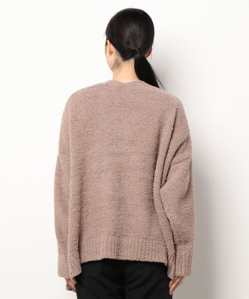 KOBE LETTUCE（コウベレタス）の「もこもこワンマイルカーディガン[C5926]（カーディガン/ボレロ・レディース・その他/モカ/ネイビー・FREE）」の4枚目の写真