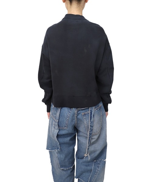 Maison MIHARA YASUHIRO(メゾンミハラヤスヒロ)の「Switching Pullover(スウェット・レディース・ホワイト/ブラック・FREE)」の11枚目の写真
