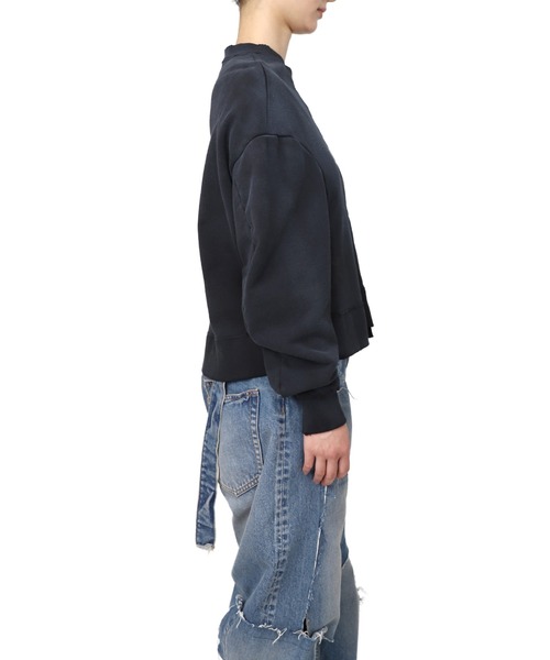 Maison MIHARA YASUHIRO(メゾンミハラヤスヒロ)の「Switching Pullover(スウェット・レディース・ホワイト/ブラック・FREE)」の15枚目の写真