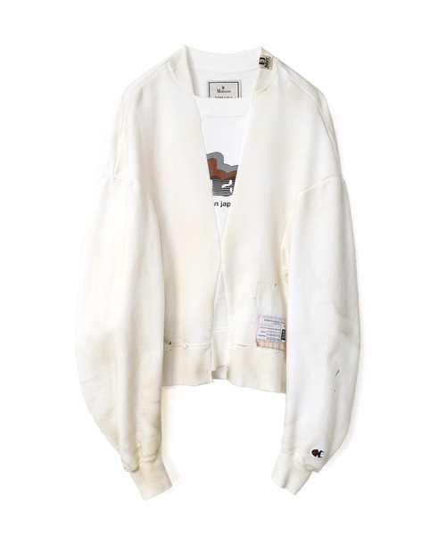 Maison MIHARA YASUHIRO(メゾンミハラヤスヒロ)の「Switching Pullover(スウェット・レディース・ホワイト/ブラック・FREE)」の8枚目の写真