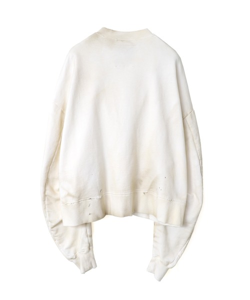 Maison MIHARA YASUHIRO(メゾンミハラヤスヒロ)の「Switching Pullover(スウェット・レディース・ホワイト/ブラック・FREE)」の4枚目の写真