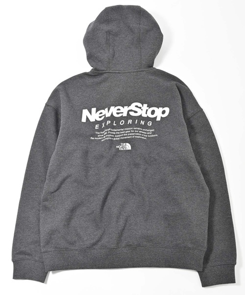 THE NORTH FACE（ザノースフェイス）の「THE NORTH FACE(ザ・ノース・フェイス) NSE プルパーカー（パーカー・メンズ・チャコール・S/M/L/XL）」の8枚目の写真