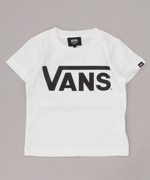 VANS(バンズ)の「VANS/バンズ キッズ Tシャツ VANS-KT01(Tシャツ/カットソー・キッズ・ホワイト/ブラック・110cm/100cm/120cm/130cm/140cm/150cm)」の1枚目の写真