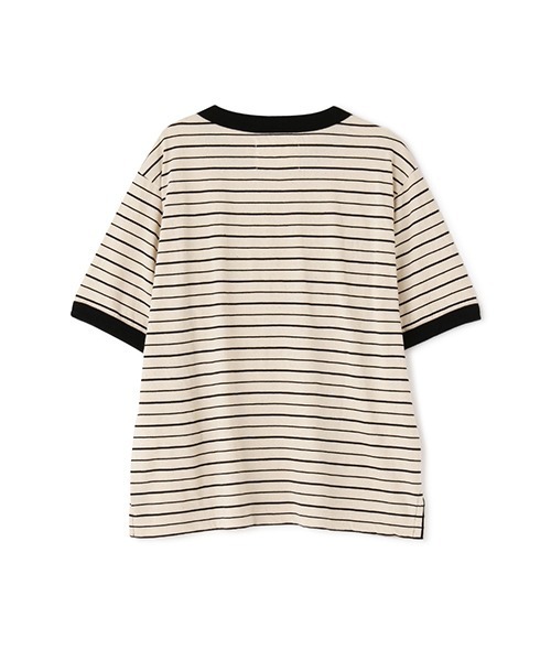 MHL.（エムエイチエル）の「COTTON LINEN STRIPE JERSEY（Tシャツ
