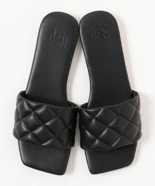 B:MING by BEAMS（ビーミングバイビームス）の「MALVADOS / キルトステッチ サンダル（サンダル・レディース・ホワイト/ブラック・8/9/7/5/6）」の11枚目の写真