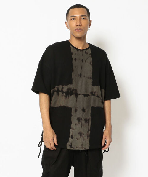 ワケあり未使用 KMRii ケムリ 半袖Tシャツ KMRii（ケムリ）の「【別注】KMRii/ケムリ/CROSS SWEAT TOPS（T