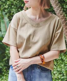 coen | ［UVカット機能付き］USAコットンVネックTシャツ#(Tシャツ/カットソー)