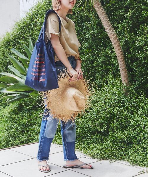 coen（コーエン）の「［UVカット機能付き］USAコットンVネックTシャツ#（Tシャツ/カットソー・レディース・ブラック/ライトピンク/ホワイト/ターコイズブルー/オリーブ/ダークグレー・L/M）」の10枚目の写真