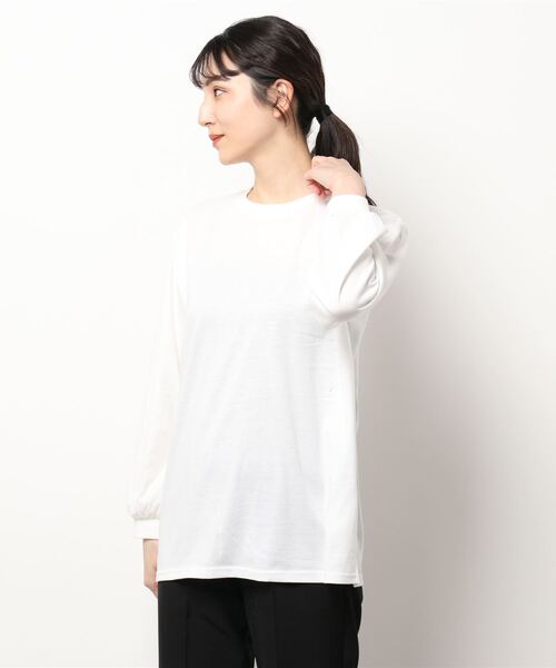 ニットベスト×ロンTセット
