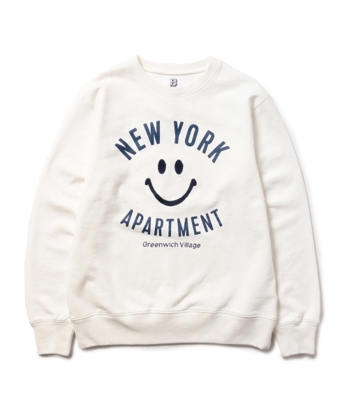 BEAMS（ビームス）の「◎THE BROWN IVY / LOGO L/S クルーネック スウェット（スウェット・メンズ・ライトグレー/ブラック/ホワイト・SMALL/LARGE/MEDIUM）」の2枚目の写真