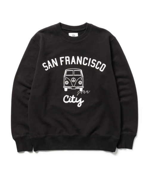 BEAMS（ビームス）の「◎THE BROWN IVY / LOGO L/S クルーネック スウェット（スウェット・メンズ・ライトグレー/ブラック/ホワイト・SMALL/LARGE/MEDIUM）」の3枚目の写真