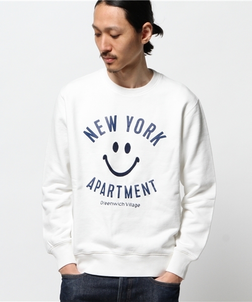 BEAMS（ビームス）の「◎THE BROWN IVY / LOGO L/S クルーネック スウェット（スウェット・メンズ・ライトグレー/ブラック/ホワイト・SMALL/LARGE/MEDIUM）」の5枚目の写真