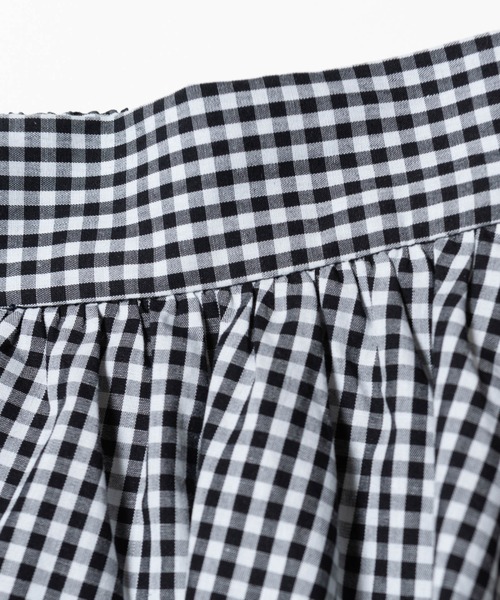LAYMEE(レイミー)の「Mily balloon skirt / ミリーバルーンスカート 【水野佐彩×LAYMEE第2弾コラボレーションアイテム】(スカート・レディース・ピンク/ネイビー/チェック・FREE)」の18枚目の写真