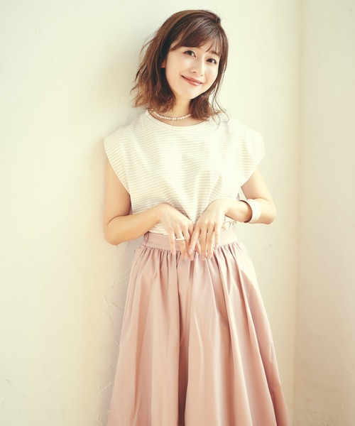 LAYMEE(レイミー)の「Mily balloon skirt / ミリーバルーンスカート 【水野佐彩×LAYMEE第2弾コラボレーションアイテム】(スカート・レディース・ピンク/ネイビー/チェック・FREE)」の13枚目の写真
