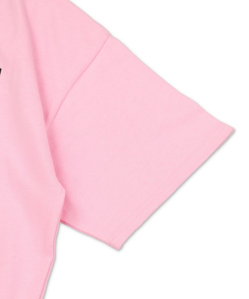 SPINNS(スピンズ)の「【ビッグシルエット】SEASIDEカレッジロゴTシャツ(Tシャツ/カットソー・メンズ・ホワイト/ピンク/グリーン/ダークブルー/スミクロ/オレンジ・ONESIZE)」の18枚目の写真
