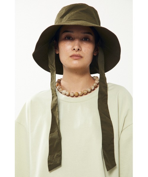 BLACK BY MOUSSY(ブラックバイマウジー)の「wide sleeve t-shirt(ワイドスリーブTシャツ)(Tシャツ/カットソー・レディース・ホワイト/ベージュ/ライトグリーン/レッド/ブラック・FREE)」の11枚目の写真