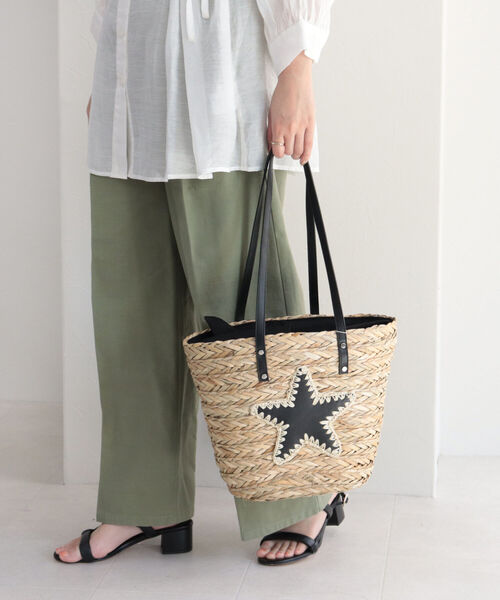 CONTROL FREAK / CTFK（コントロールフリーク）の「【Control Freak/コントロールフリーク】水草ブレード スタートートバッグ（かごバッグ・レディース・ブラック/シルバー・FREE）」の16枚目の写真