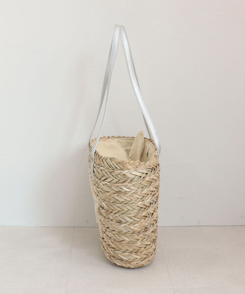 CONTROL FREAK / CTFK（コントロールフリーク）の「【Control Freak/コントロールフリーク】水草ブレード スタートートバッグ（かごバッグ・レディース・ブラック/シルバー・FREE）」の7枚目の写真