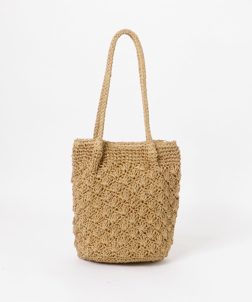 RODE SKO（ロデスコ）の「ペーパーショルダートートバッグ（トートバッグ・レディース・グレー/カーキ/ナチュラル・ONE）」の15枚目の写真