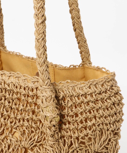 RODE SKO（ロデスコ）の「ペーパーショルダートートバッグ（トートバッグ・レディース・グレー/カーキ/ナチュラル・ONE）」の21枚目の写真