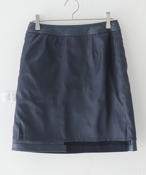 JOINT WORKS（ジョイントワークス）の「J-テクスチャーミックスミニスカート（スカート・レディース・ネイビー/ブラウン・SMALL/MEDIUM）」の18枚目の写真