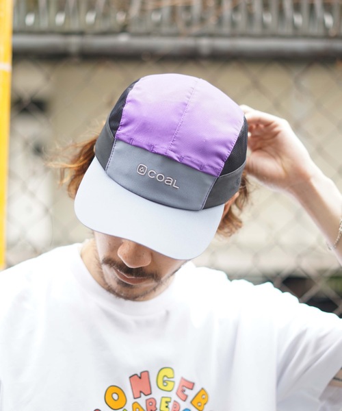 COAL（コール）の「【COAL/コール】THE DEEP RIVER キャップ（キャップ・メンズ・ブラック/パープル/ミント/イエロー系その他/チャコール/その他1・FREE）」の4枚目の写真