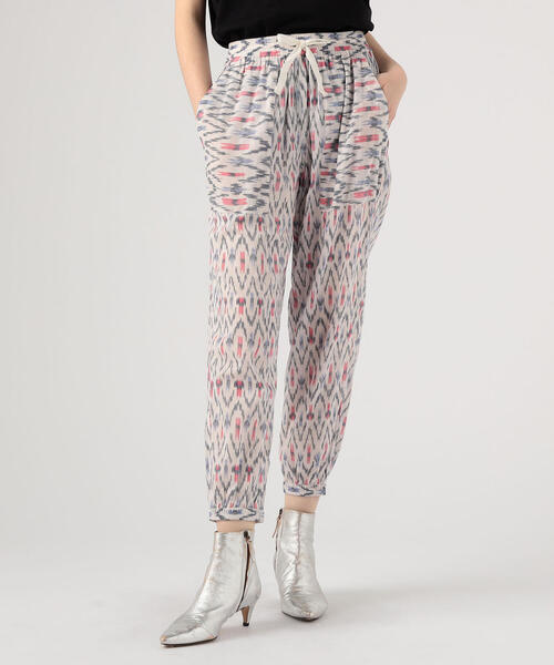 ISABEL MARANT（イザベルマラン）の「ISABEL MARANT ETOILE LAGAN レーヨン プリントイージーパンツ（その他パンツ・レディース・ブルー系その他4/ホワイト系その他・36/34）」の2枚目の写真