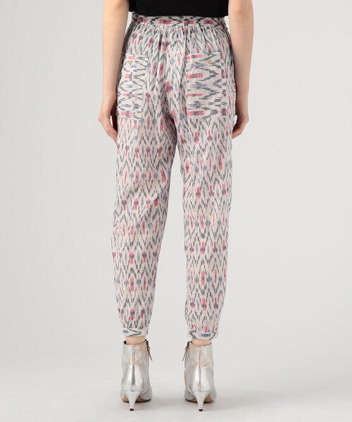 ISABEL MARANT（イザベルマラン）の「ISABEL MARANT ETOILE LAGAN レーヨン プリントイージーパンツ（その他パンツ・レディース・ブルー系その他4/ホワイト系その他・36/34）」の6枚目の写真